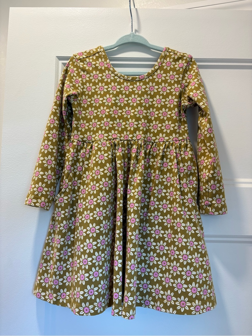 Hanna Andersson Long-Sleeve Skater Dress with Pockets